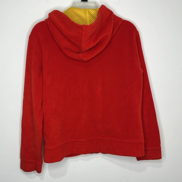 Kid’s Superman red hooded zip up sweatshirt with pockets size Medium Warner Bros - Picture 5 of 10